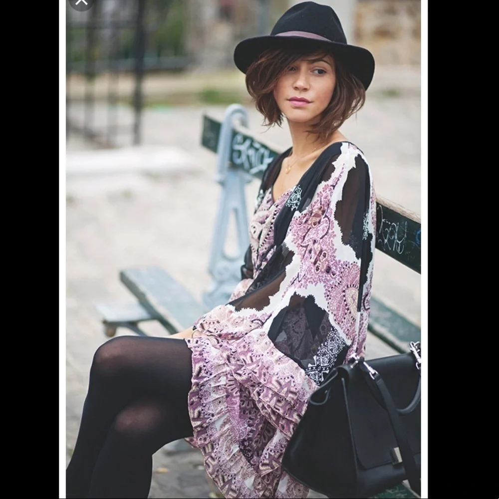 Free people Marla dream batwing cape dress.